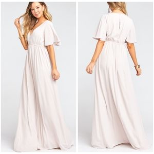 Show Me Your Mumu Emily empire maxi dress show me the ring crisp XXL
